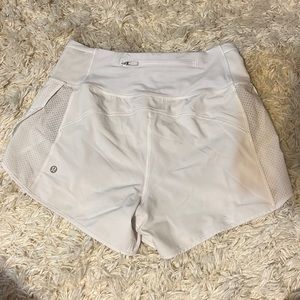 White Lululemon Shorts